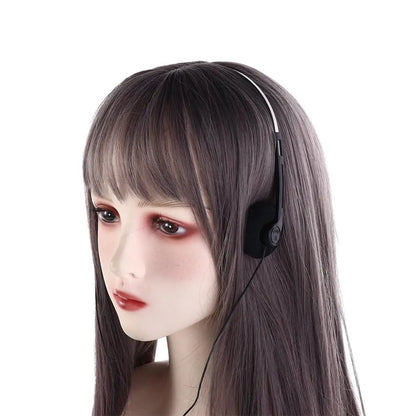 Personality Over Ear Underwire Headphone Vintage 3.5mm Retro Feelings Headphone 80s 90s Wired Music Mp3