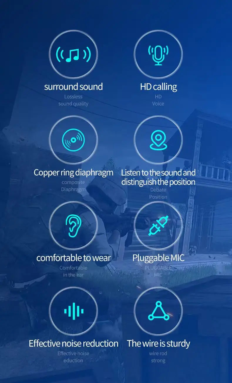 KCKZ Dual Microphone Type-C Phone USB Computer Delta Gaming Earphones Wired Dual Plug Earphones