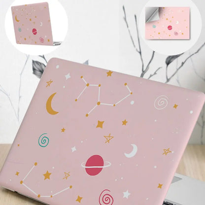 DIY 15inch Laptop Stickers Skins Cute Cat A+C Side Notebook Computer Cover Skin for Macbook /HP / Dell / Lenovo / Acer / ASUS