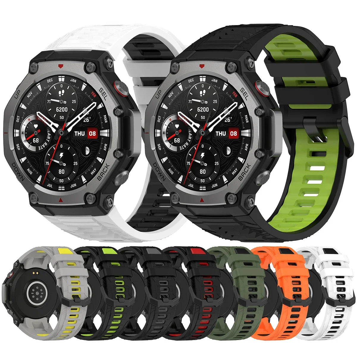 Silicone Strap For Amazfit T-REX3 A2322 Smart Watch Replacement Sports Band For Huami T Rex3 Correa Bracelet Belt