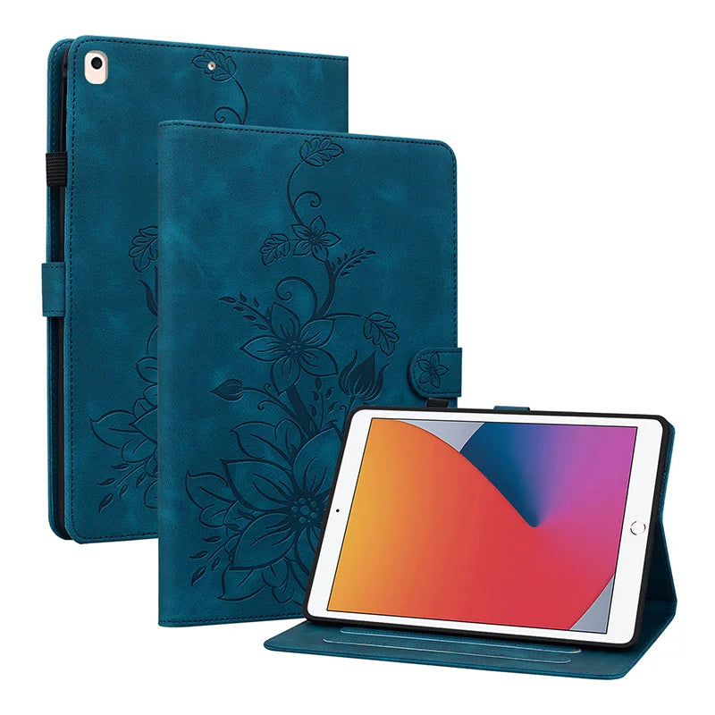 Leather Case for iPad Air 11 13 2024-26 iPad 5th 6th 7th 8th Gen iPad 10.9 2022 11th 2025 Pro 11 2024 9.7 2018 Mini 8 6 Shell