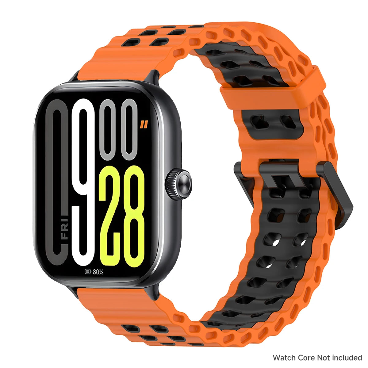Soft Silicone Strap for Redmi Watch 6 5 4 Sports Two Tone Wristband for Xiaomi Mi Band 8 9 Pro Adjustable Rubber Wristband