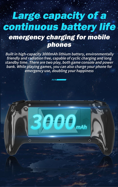 Multifunctional 5 Inch IPS HD Retro Handheld Game Console SF3500 Support Multi-System with FHD Port& Dual Core,256GB Expandable