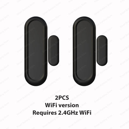 IP65 Tuya Zigbee WiFi Door Window Magnetic Sensor Wireless Connection Smart Home Protection Waterproof Door Detectors Automation