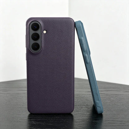 For Magsafe Case For Samsung Galaxy S26 Ultra S24 Plus S25 Edge S23 S21 S20 FE Note 20 S22 Ultra Phone Case Leather Back Cover