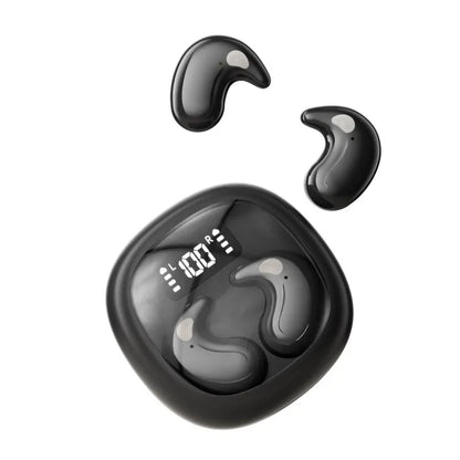 Wireless In-Ear Bluetooth 5.3 Earphones High Sleepy Quality Wireless Earbuds with Long Battery Life Mini Digital Display Video