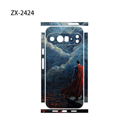 Creative Skin Wrap for Google Pixel 10 9 8 7 Pro 6 6A Back Screen Protector Film Cover Case Macaroon Wrap Sticker