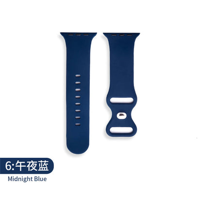 New Tropical Rubber Strap for Apple Watch Band 44mm 40 45 42 46 38 49 41mm Silicone Bracelet iWatch Series 12 11 10 9 8 7 6 5 4