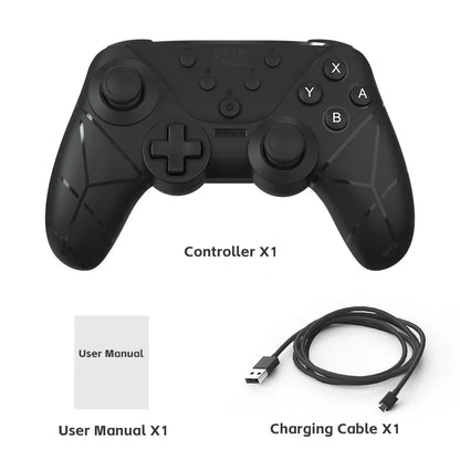 DATA FROG Lightweight Gaming Gamepad NFC Turbo Burst Function Dual Motor Vibration Controller For Switch OLED Lite