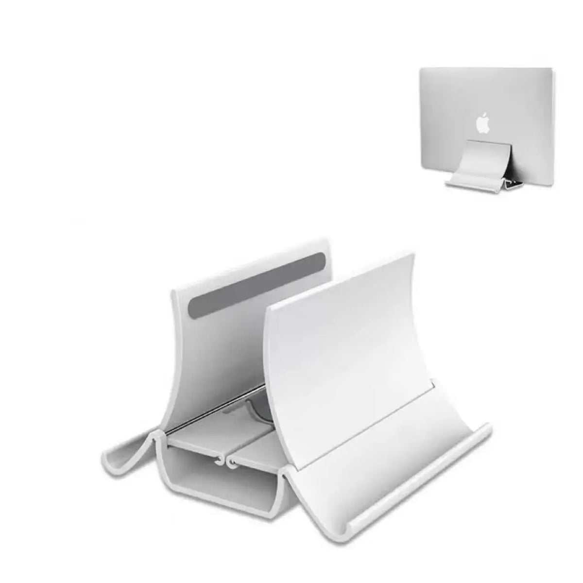 Vertical Laptop Stand Heat Dissipation Non-slip Laptop Stand Gravity Induction Holder Notebook Dock for iPad Pro Tablet Stand