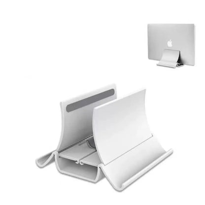 Vertical Laptop Stand Heat Dissipation Non-slip Laptop Stand Gravity Induction Holder Notebook Dock for iPad Pro Tablet Stand