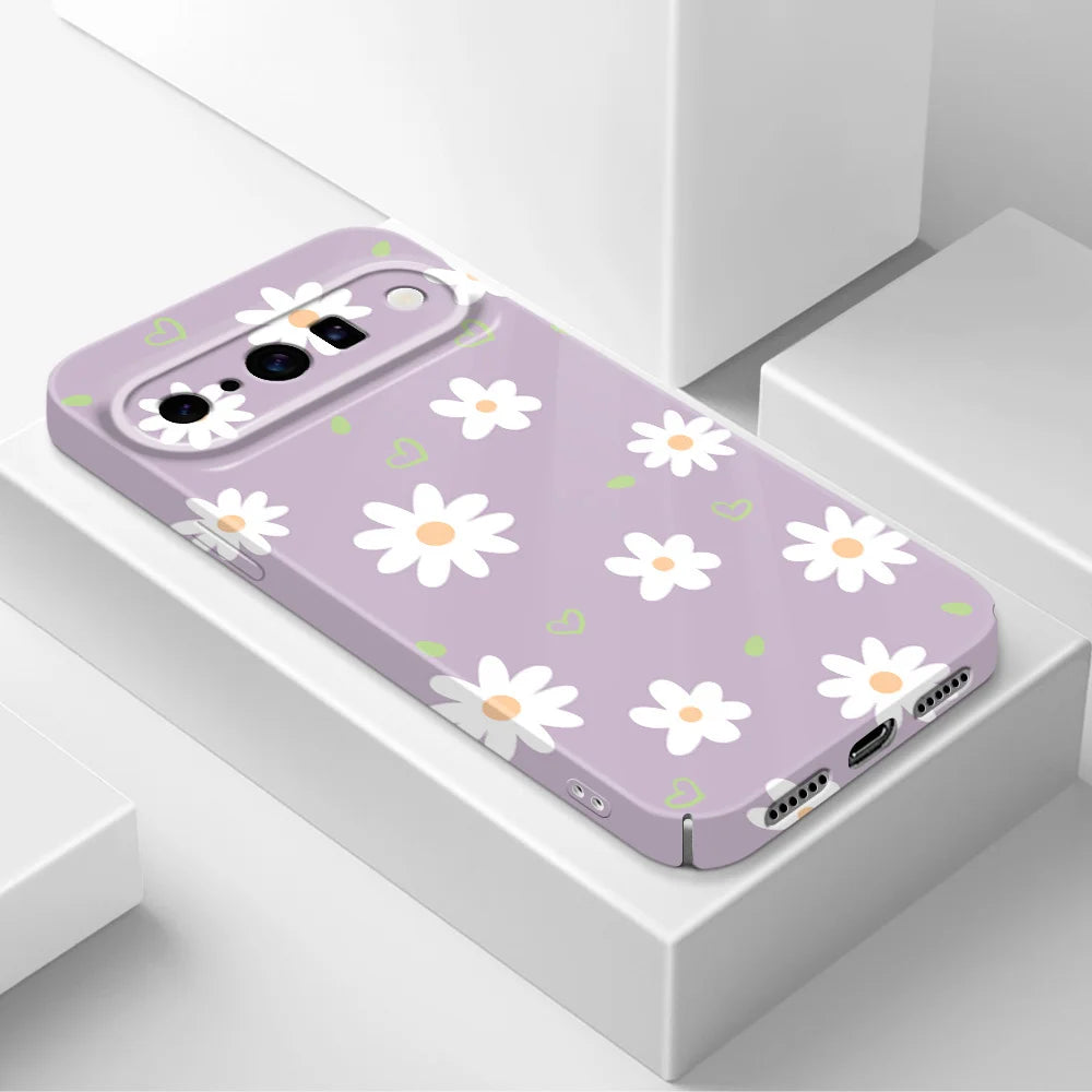 Tender Daisy Phone Case For Google Pixel 10 9 9A 8 8A 7 7A Pro XL 5G Film Hard Cover