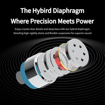 DUNU Titan X Earphones Dual Magnetic Dynamic Driver Metal Alloy Housing 3.5mm/TypeC Mic Earbuds For HiFi Earphone Audiophile