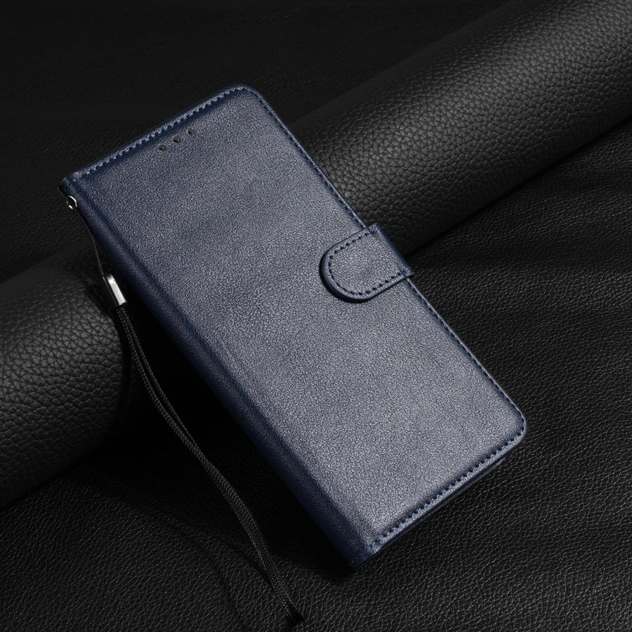 Wallet With Card Slot Magnetic Flip Leather Case For Samsung Galaxy S25 FE S24 Ultra S23 S22 S21 S20 FE S10 Plus S9 Card Bag