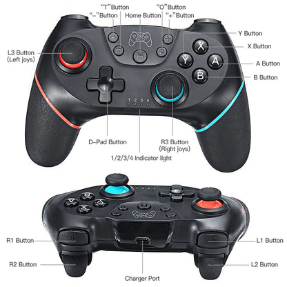 Wireless Bluetooth for Nintendo Switch & OLED Lite PC Controller Gamepad Joystick Control Computer Game Pad Mando Command Gaming