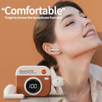 Q86 TWS Bluetooth 5.3 Wireless Headphones Power LED Digital Display HiFi Gaming Headsets Waterproof Sports Earbuds