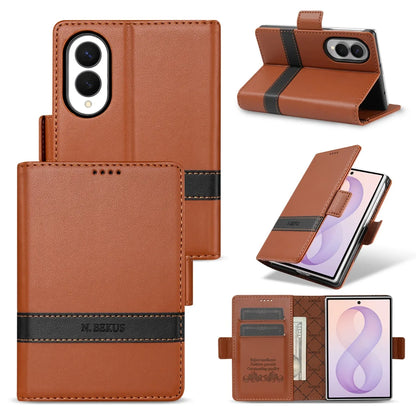 Business Luxury Leather RFID Wallet Card Solt Phone Case for Samsung Galaxy Z Fold8 Ultra Fold 4 5 6 7 8 Flip Protective Cover