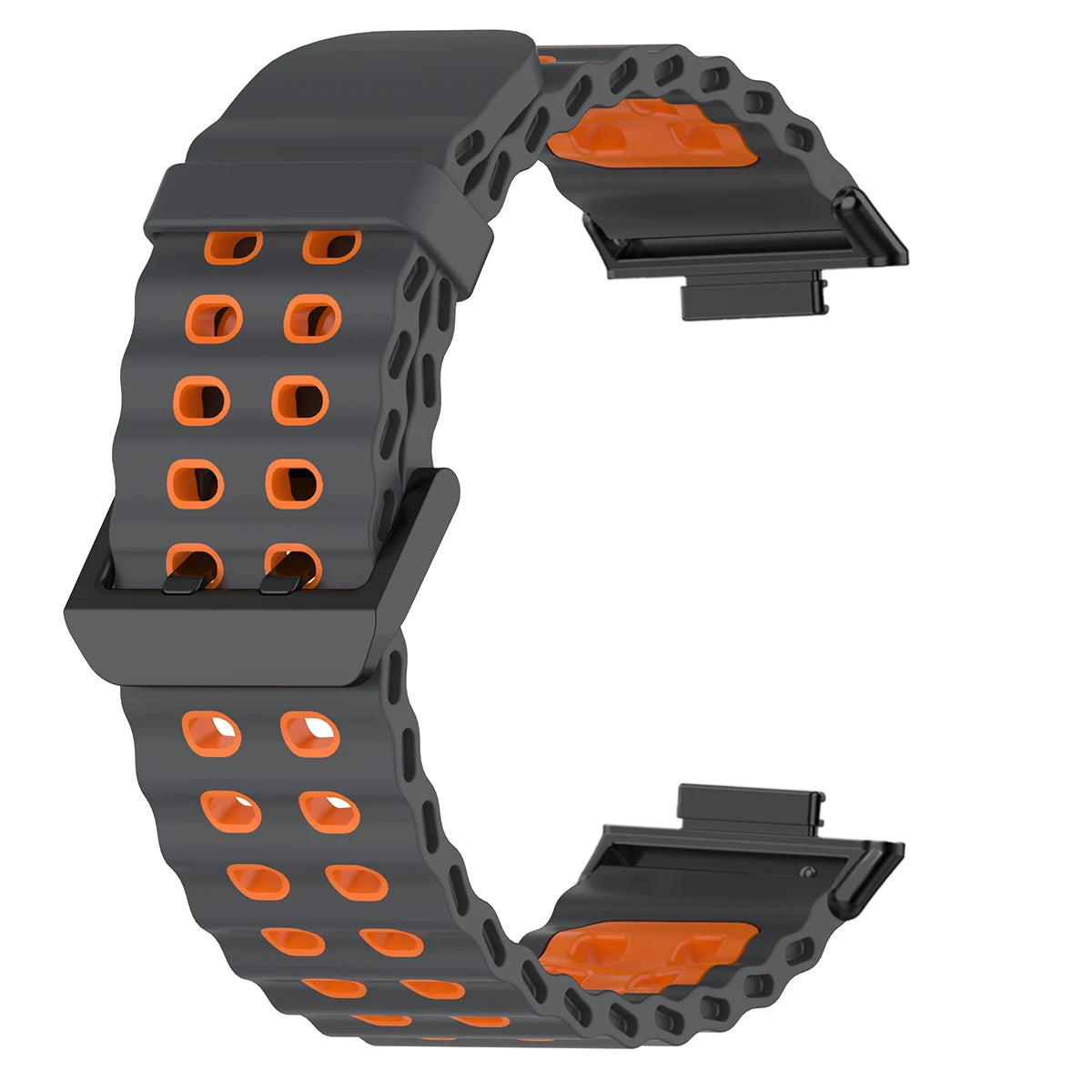 Soft Silicone Strap for Redmi Watch 6 5 4 Sports Two Tone Wristband for Xiaomi Mi Band 8 9 Pro Adjustable Rubber Wristband
