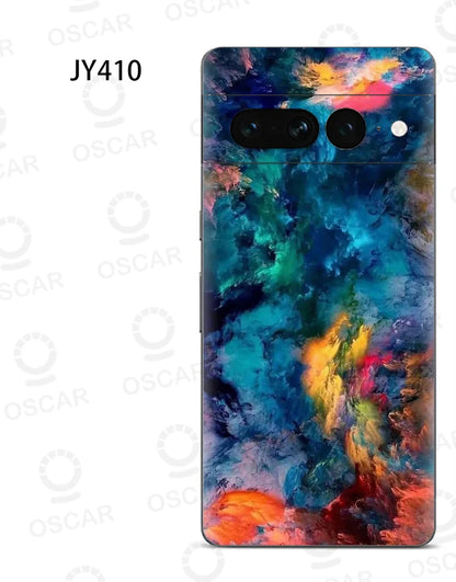 Colorful Decal Skin for Google Pixel 8 7 6 Pro 6A Back Screen Protector Film Cover Ultra Thin 3M Wrap Modified Case Sticker