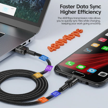 Toocki Micro USB Cable 2.4A Fast Charging Micro Data Cord For Samsung S6 S7 Redmi Note 4 For Headhpone Earphone iPad Micro USB