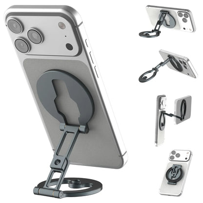 NEW Dual Side Magnetic Phone Holder with 1/4" Screw Tripod Mount Desk GYM Mount For iPhone Android MagSafe Slim Phone Stand