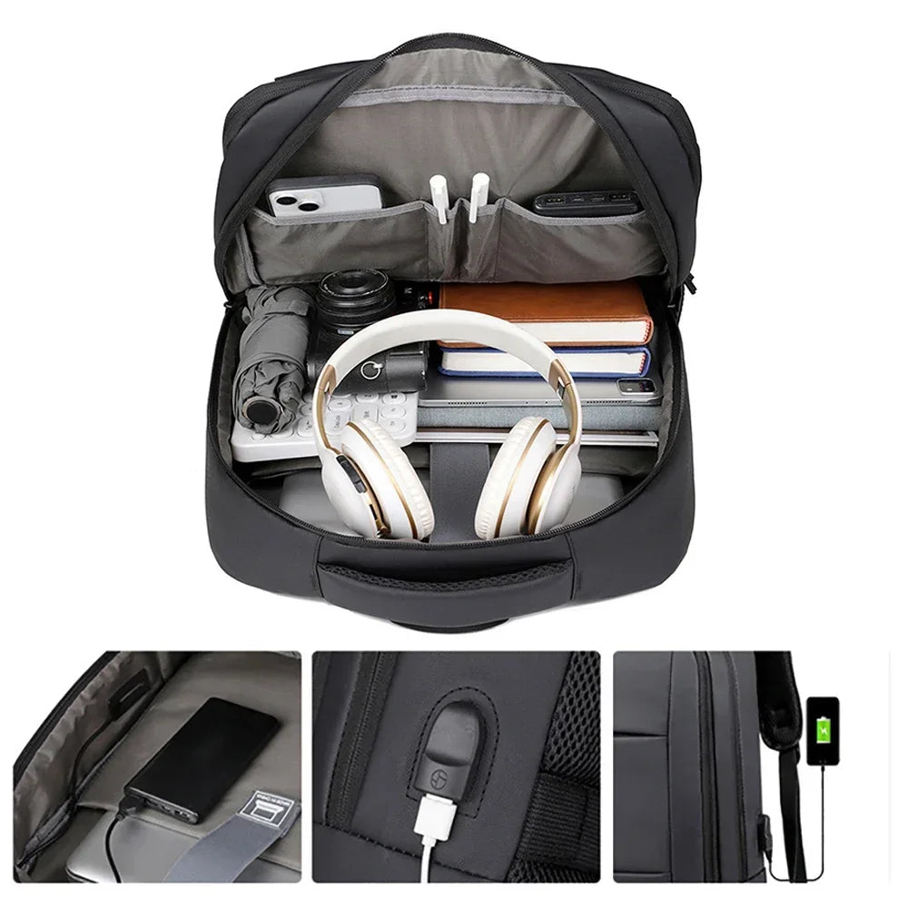 Men Backpack Commuters Bags Travel Fashion Nylon Male Rucksack Satchel Book School Computer Laptop Bag Business Backpacks