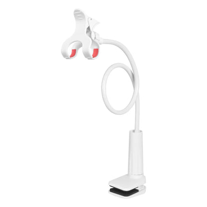 Lazy Phone Holder, Flexible Gooseneck Bed Clamp Stand, 360 Rotatable Cellphone Bracket Mount for Travel Office Live