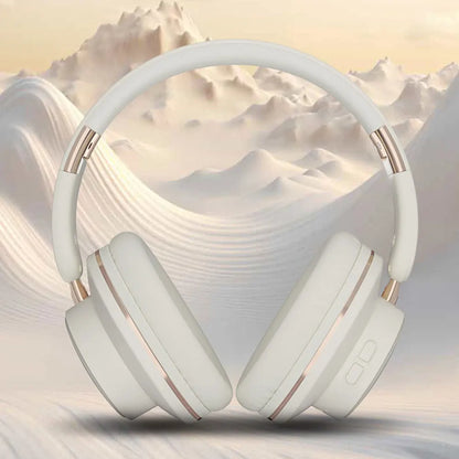 Bluetooth Headphones Wireless Headset Over Ear Foldable Portable Fashion Aesthetic Hi Fi Stereo Sound BT 5.3 Dual Mode Connectivity 24H Battery Fast Charging For Travel Gaming Music Streaming Photographers Students Commuters