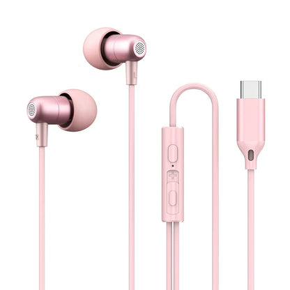 For Samsung Galaxy Wired Headphone HiFi Surround Sound With Mic USB Type C 3.5mm Earphones For iPhone 15 16 Pro Max Jack Headset
