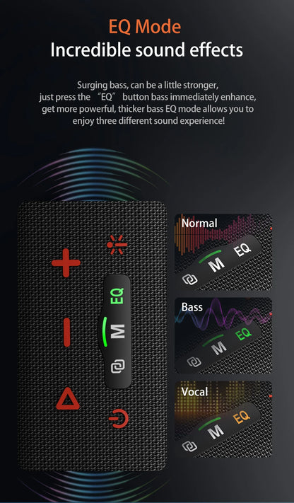 ZEALOT S95 120W Portable Bluetooth Speaker High Volume Waterproof 24000mAh Wireless TWS Subwoofer Suporrt USB/TF/AUX RGB Light.