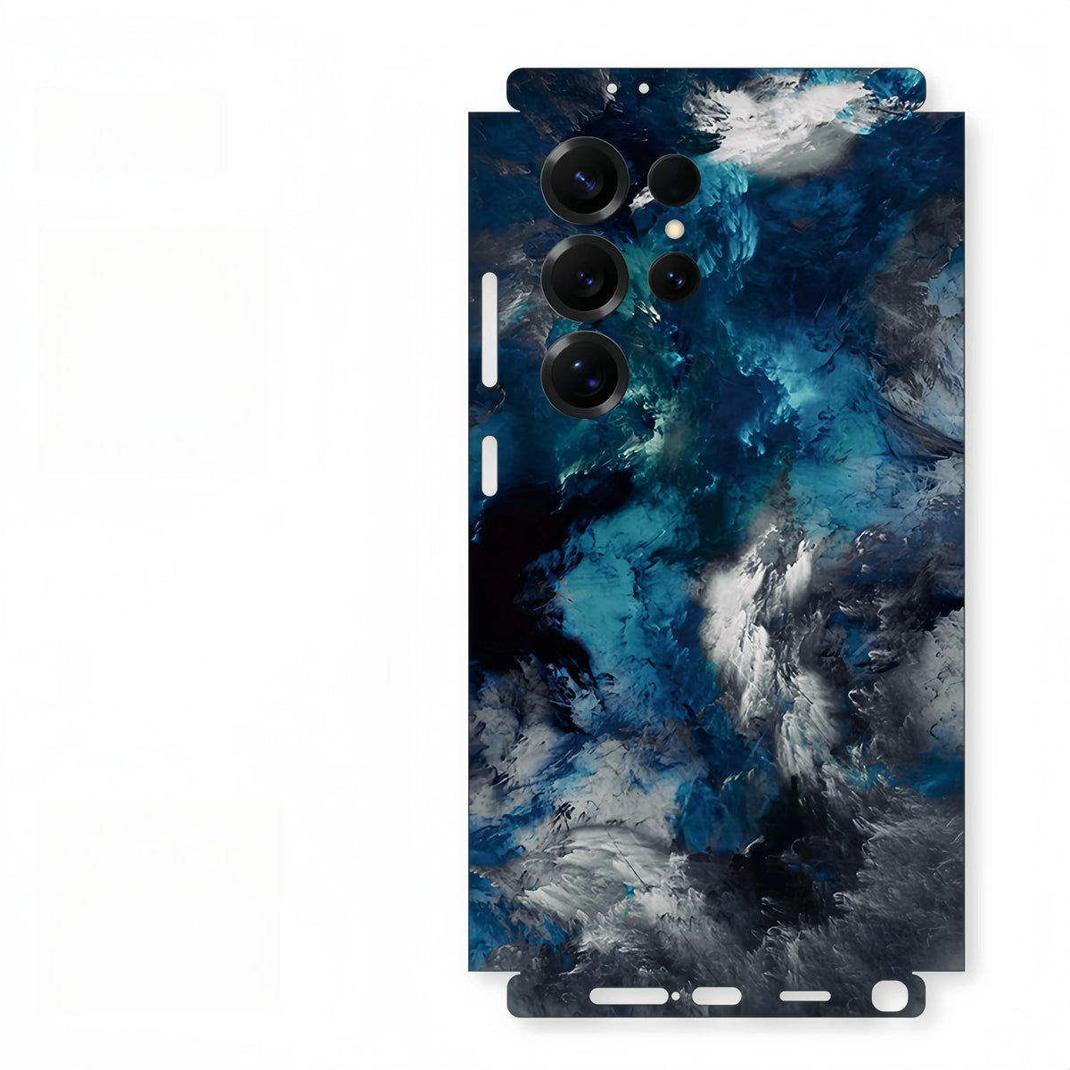 Colorful Pattern Matte Film Skin Phone Back + Sides Sticker For Samsung Galaxy S24 Ultra S24+ S26 Ultra S25  Wrap