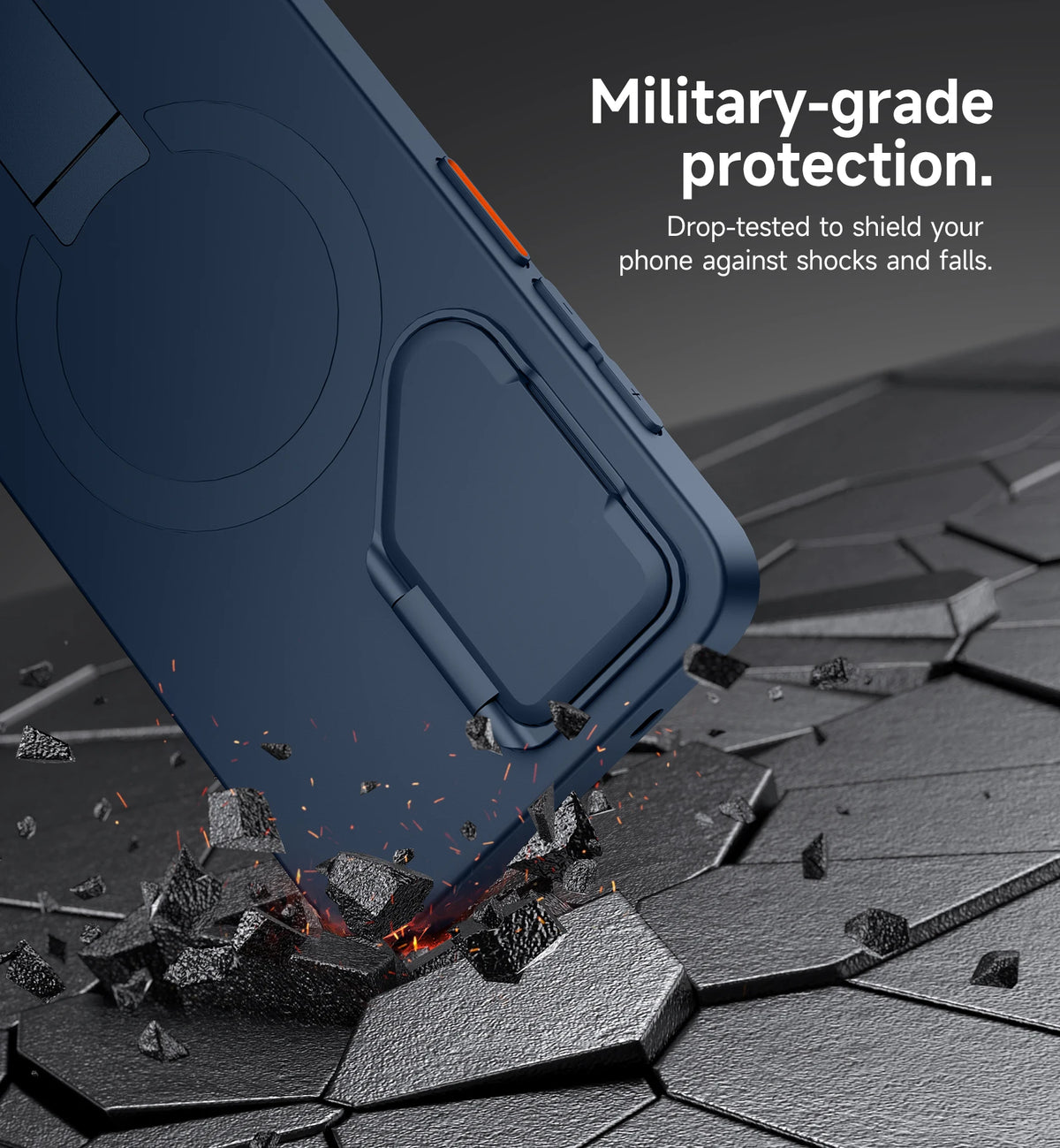 For Samsung Galaxy S25 Ultra S25+ Case Magnetic Shockproof Bumper Protective Cover with Camera Cover Adjustable Metal Kickstand