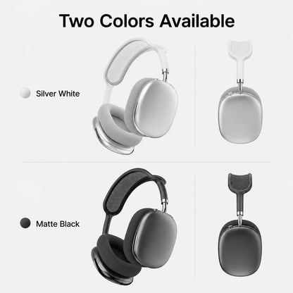 ANC Bluetooth Headphones Wireless Earphones Over Ear 43dB Noise Cancelling HiFi Stereo 50H Playtime Bluetooth 5.4 AUX Cable