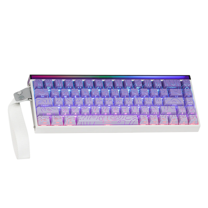 AULA Hero68 HE 65% ANSI US Layout Hot-Swap Wired Magnetic Gaming Keyboard 8kHZ Rapid Hall Effect Switch RGB Backlight Light Box