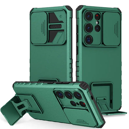 Shockproof Armor Funda For Samsung Galaxy S20 FE S21 S22 S23 S24 Plus Note 20 S25 Edge S26 Ultra 5G Slide Lens Protect Case