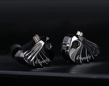CCA Rhapsody4 Dynamic Coil 8 Dynamic Iron Coil High Quality HIFI Detachable Cable In Ear Noise Reduction Wired Earphones
