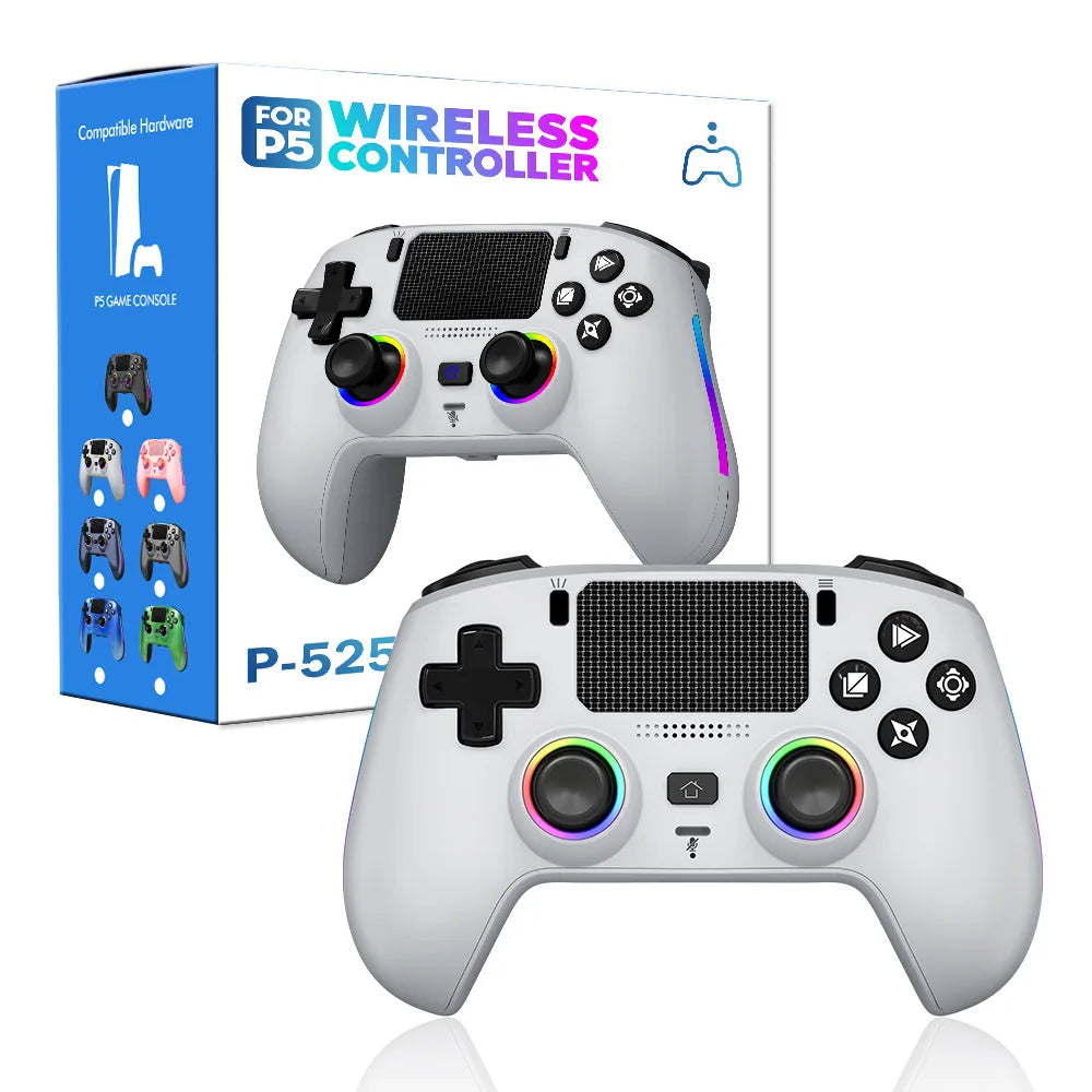 Wireless Gamepad Gyro Sensor Hall Joystick and Effect Trigger Built-in Speaker for PS5 ps4 Wired Controller Gamer Wireless Game