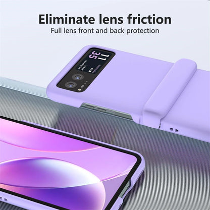 Candy Color Hinge Protective Phone Case For Motorola Razr 70 60 50 40 Ultra Skin Feel Shockproof Cover PC Bumper Shell Funda