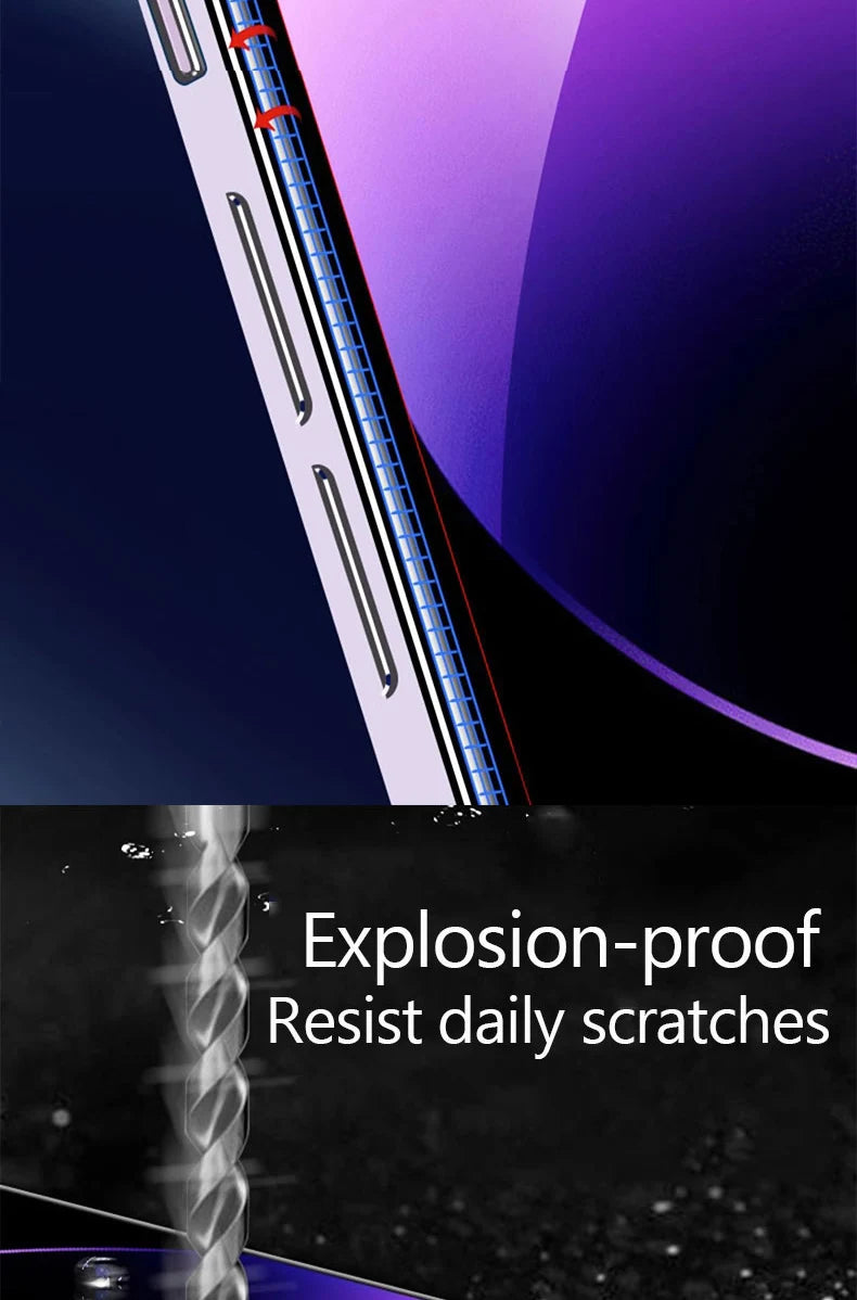 3PCS Tempered Glass For iPhone 12 13 11 14 Pro Max Plus 13 Mini Screen Protector For iPhone 15 16 17 Pro Max 17 Air 16E Glass