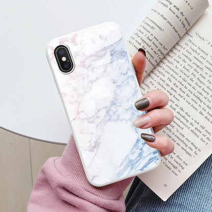 Fashion Marble Cover For iphone X XS MAX Soft Protective Cases Silicone Coque Bumper Fundas For iphone X XSMA iphoneX Shell Bags