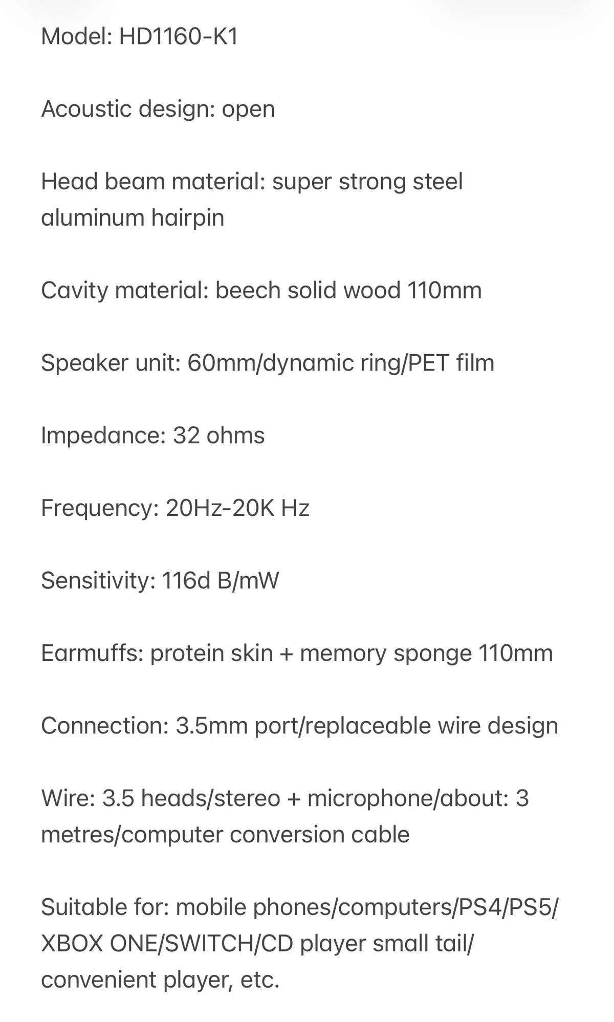 Closed-back Music Analysis Over-ear Headphones with 50mm Bio-diaphragm Monitoring Headsets