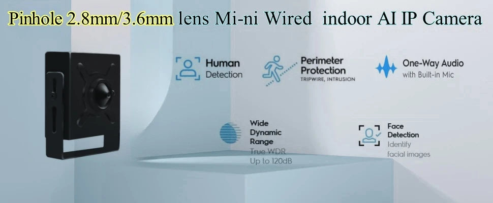 Mini POE IP Camera 8MP 6MP 3MP H.265 Audio CCTV for Indoor Home Security Surveillance Compatible with POE NVR System IMX415 IMX3