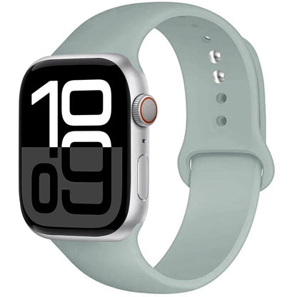 Silicone Band For Apple Watch straps 45mm 44mm 40mm 41mm 42mm-46mm sport bracelet iwatch series 8 7 6 5 SE 9 10 11 Ultra 2 49mm