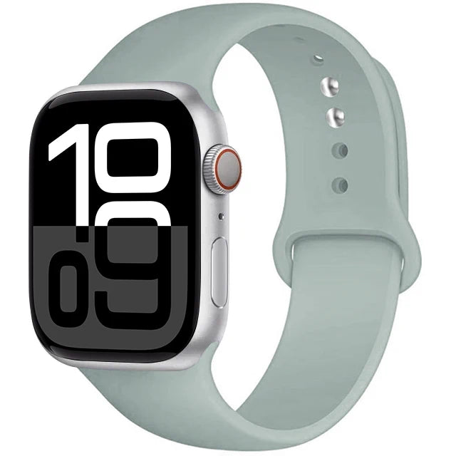 Silicone Band For Apple Watch straps 45mm 44mm 40mm 41mm 42mm-46mm sport bracelet iwatch series 8 7 6 5 SE 9 10 11 Ultra 2 49mm