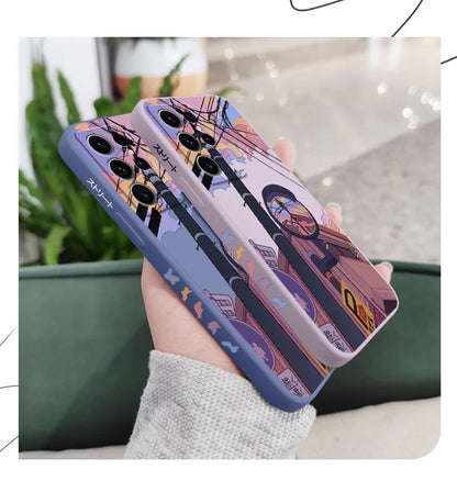 Dusk Intersection Phone Case For Samsung Galaxy S25 S24 S23 S22 S21 S20 S10 S10E S9 Ultra Plus FE Note 20 Ultra 10 9 Plus Cover