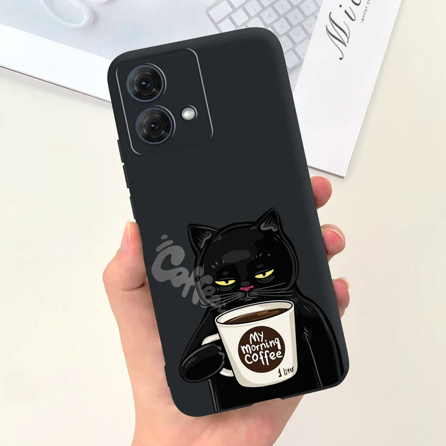 For Motorola Moto G54 Case Moto G84 Phone Cover Cute Astronaut Slim TPU Soft Silicone Funda For MotoG54 MotoG84 5G XT2343-1 Capa