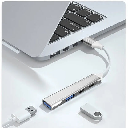 4 Port Multi Splitter USB 3.0 Hub USB Hub Type C Dock Adapter OTG Type C HUB for PC Xiaomi Huawei Macbook Pro USB 2.0