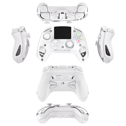 Anbernic RG G01 Interactive Screen Wireless Gaming Controller Compatible with PC/Steam/Linux/Android/Switch/IOS 2.4G Wireless Bluetooth Controller Gamepad Hall Effect Triggers