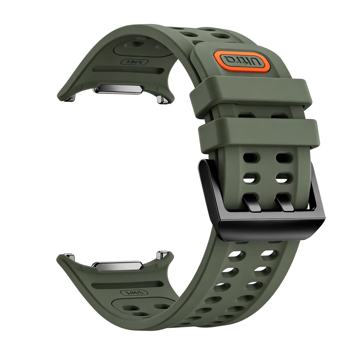 Soft Silicone Straps For Samsung Galaxy Watch Ultra 2 1 47mm Marine Band For Galaxy Watch Ultra 2024 2025 2026 Breathable Belt