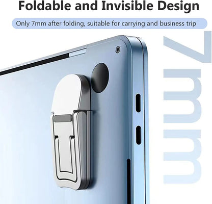 Adjustable Folding Laptop Stand Mini Legs Ultra-thin Portable Support Cooling Holder Invisible Bracket For Macbook Lenovo Laptop